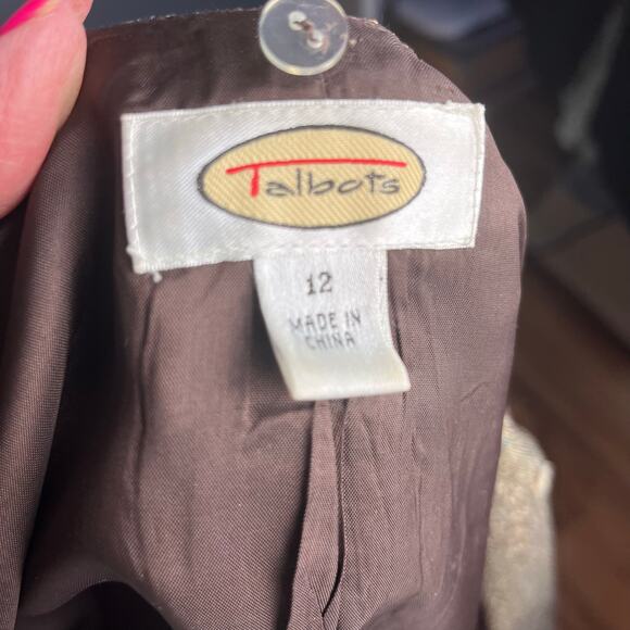 Talbots Tweed Skirt Suit 12 Y2K Career Academia Church Dinner Date Old Money - Picture 6 of 6